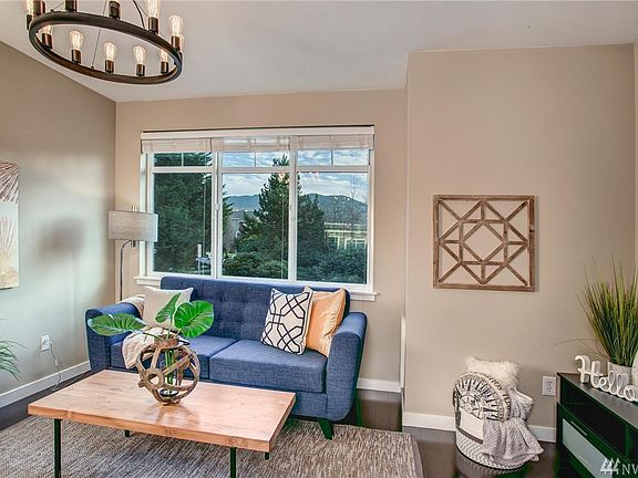 Chic chandeliers and touches throughout. 