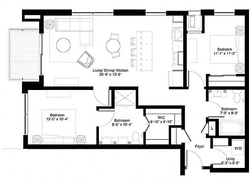Floor plan Walnut