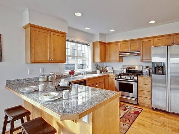 Nice big kitchen granite 