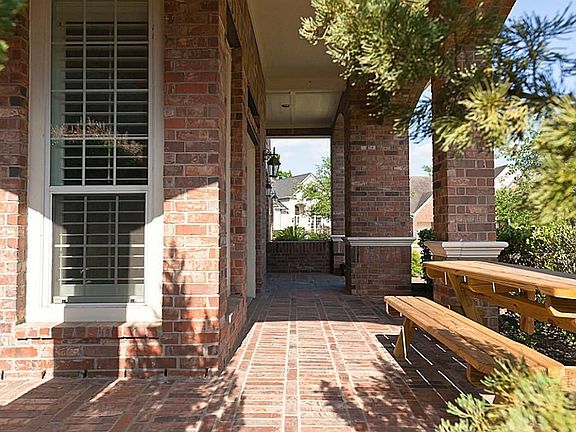 Oversized front patio, great for spring and summer mornings.