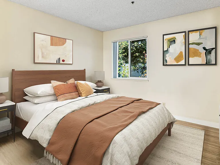 Bedroom with Hard Surface Flooring