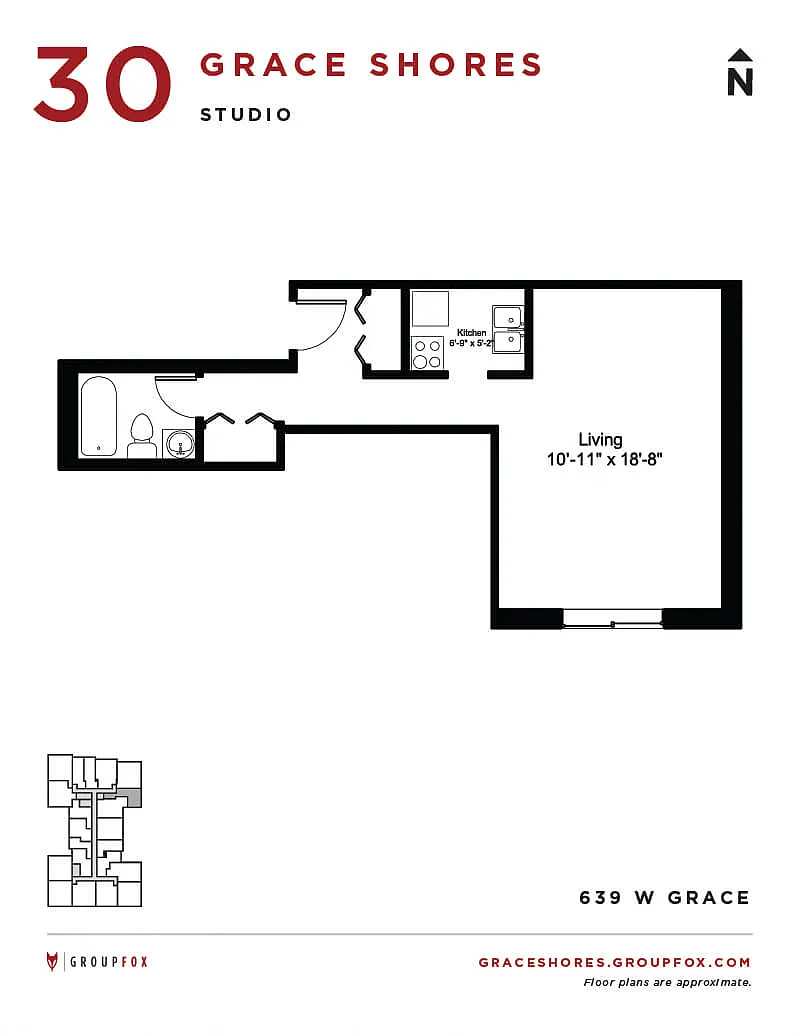 Floor plan Studio