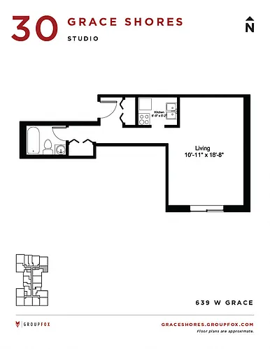 Floor plan Studio