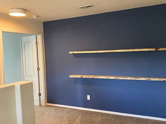 loft area - shelves included