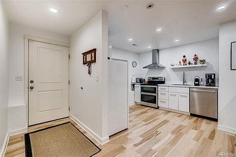 Main entry, kitchen.