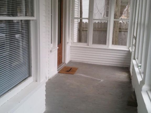 Private 3 season porch