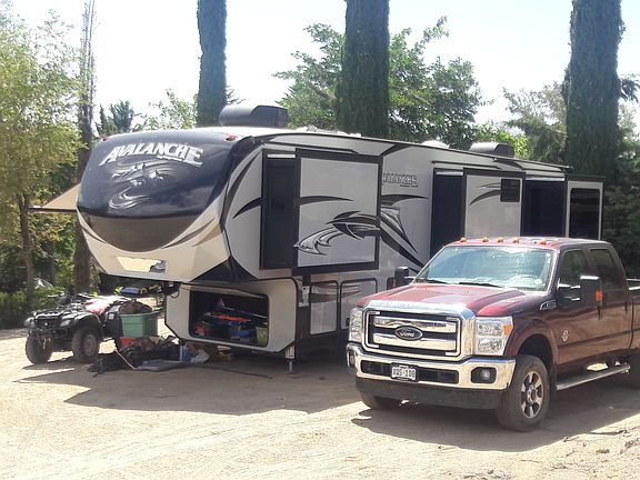 Rv pad with full hook ups 