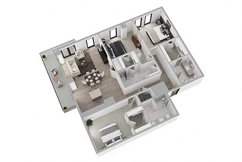Floor plan 3B01