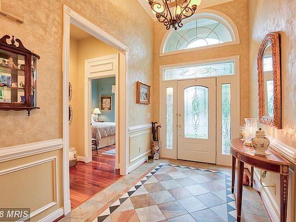 Grand Foyer with custom inlay tile