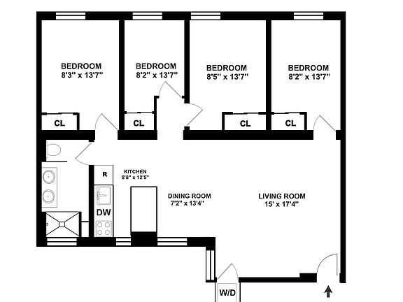 2nd image of 570 W 183rd St APT 1C