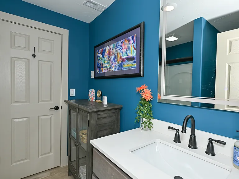 Full Bathroom, with access from master bedroom and utility room.