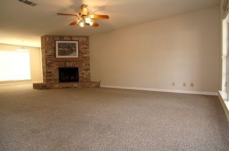 large living room, view from entry way