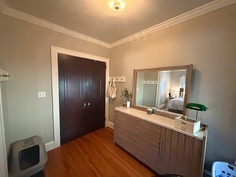 Closet - built-in racking/some shelves
