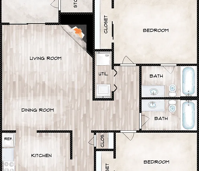 Madrona Floorplan Diagram