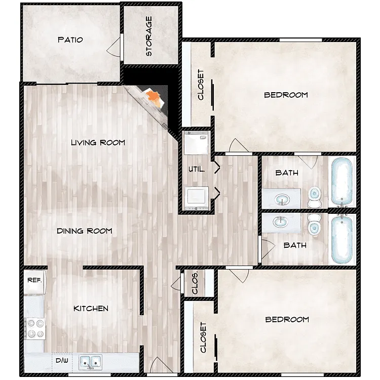Floor plan Madrona