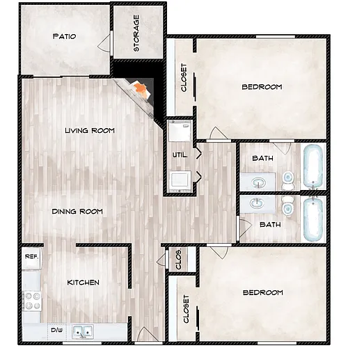 Floor plan Madrona