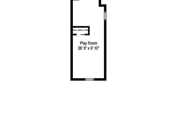 Floor plan of attic