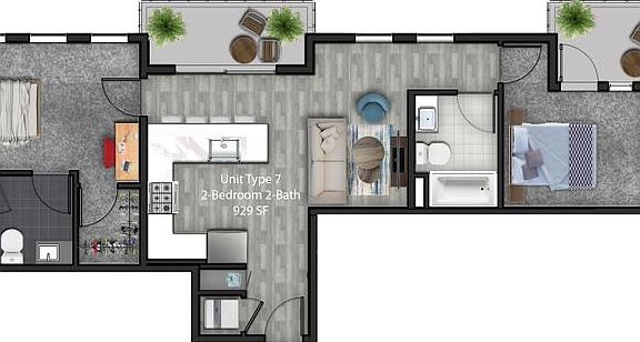 3rd image of 5122 W Maplewood Ave #503