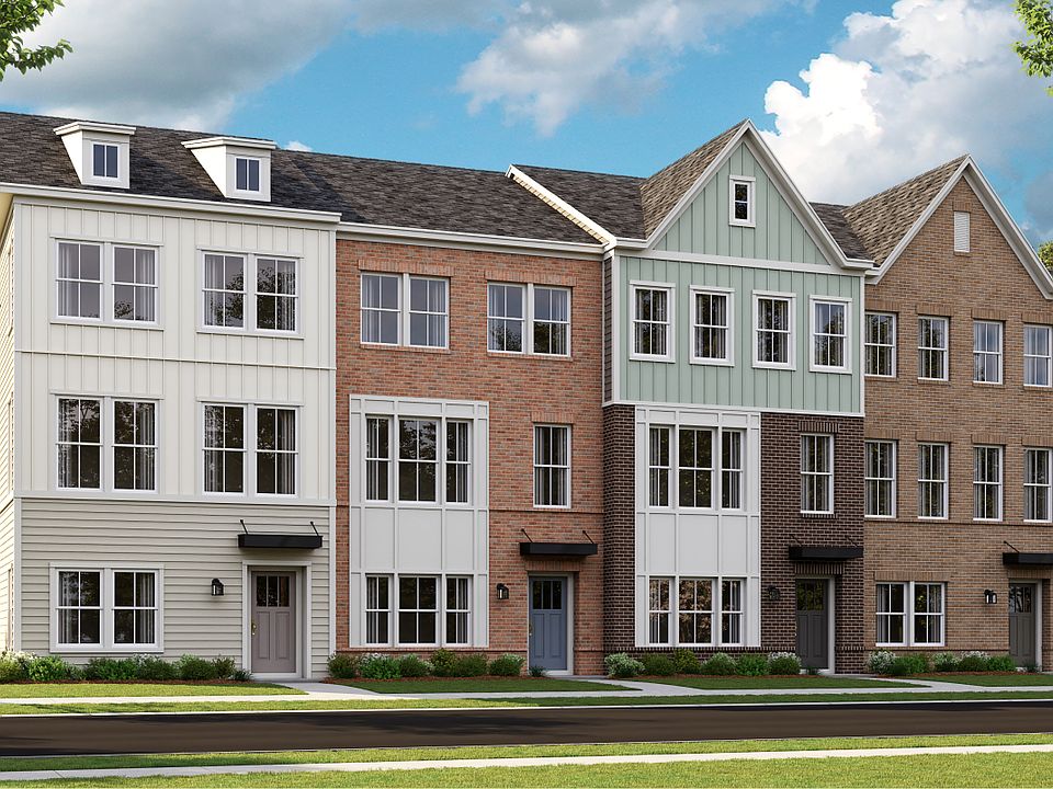 Arcadia Rear Load Garage Plan, Bryans Village Townhome Collection