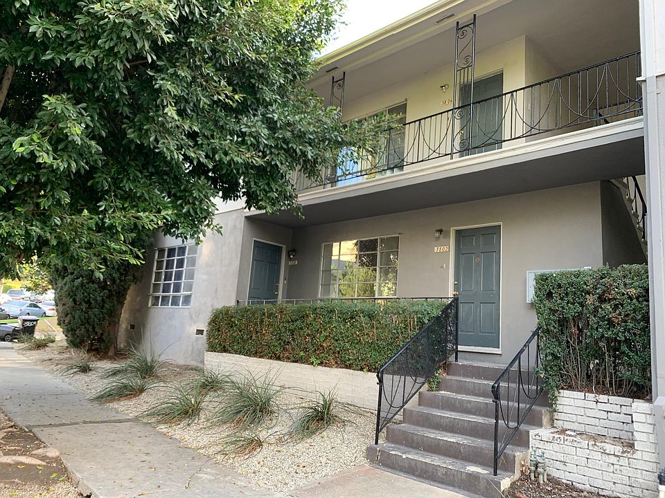 Front side of apartment building