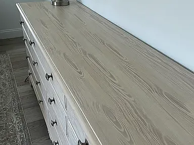 Master bedroom - solid cherry wood dresser