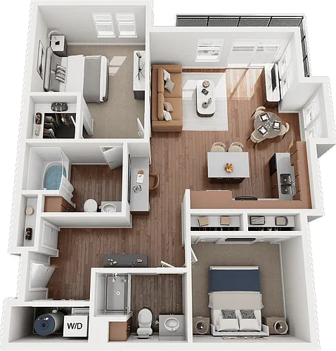 Floor plan B1-3