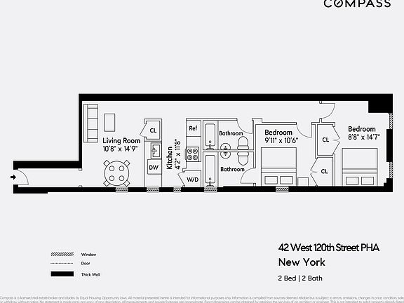 2nd image of 42 W 120th St #Pha