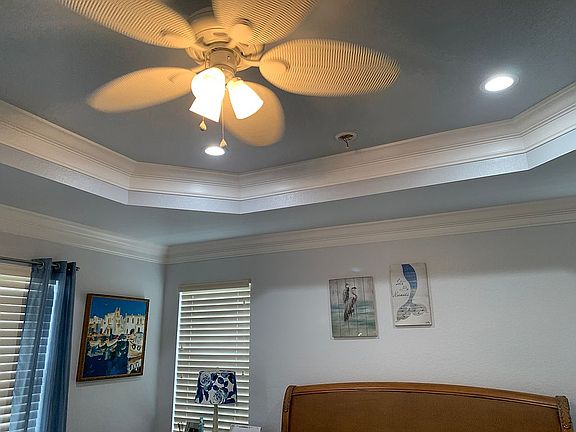 Master bed tray ceiling 