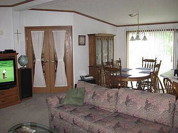 French Doors Into Master Bedroom