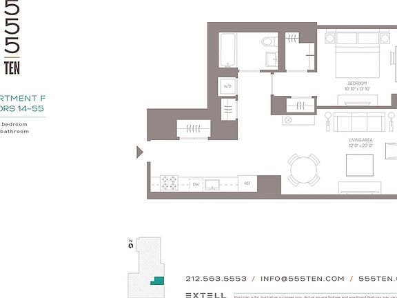 2nd image of 555 10th Ave APT 52F