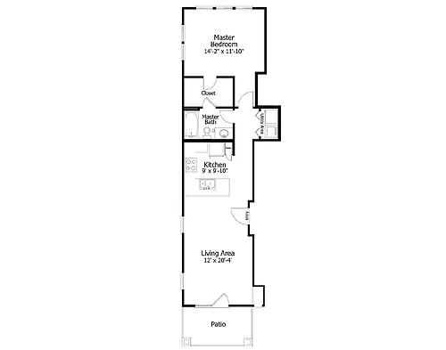 Floor plan Oaks 3A5