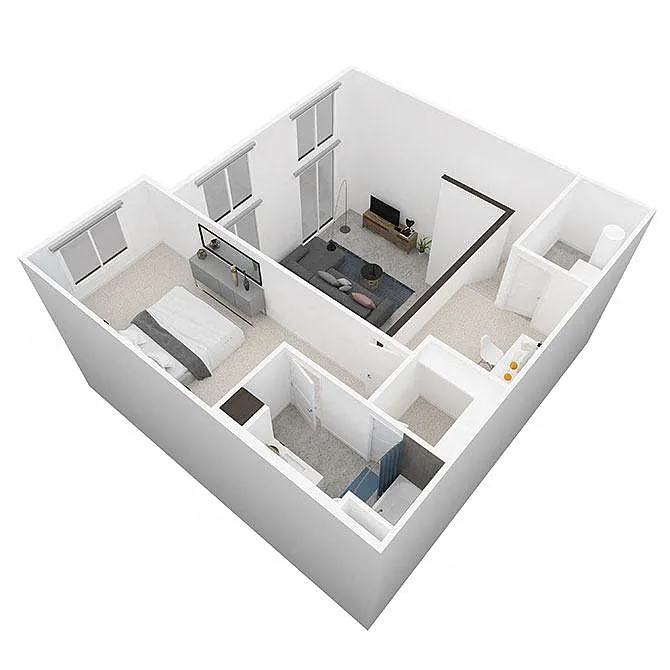 Floor plan D1 2 Story