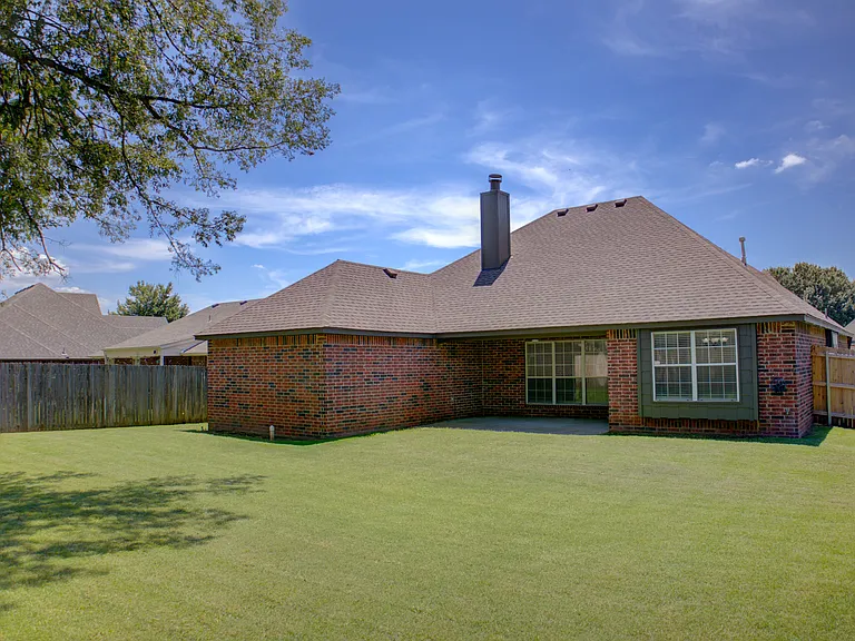 back yard - full privacy fence