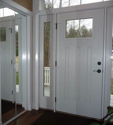 Beautiful new entry door