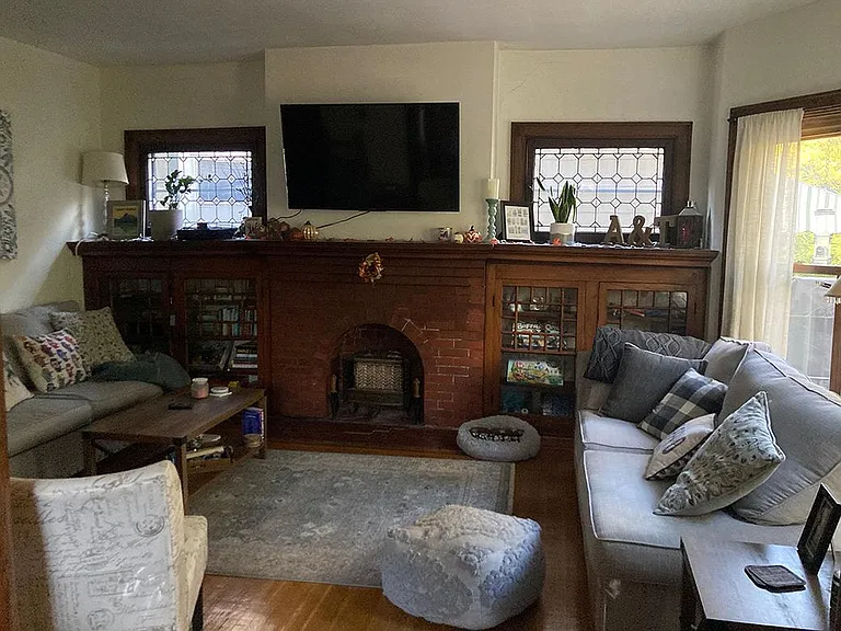 living room with furniture