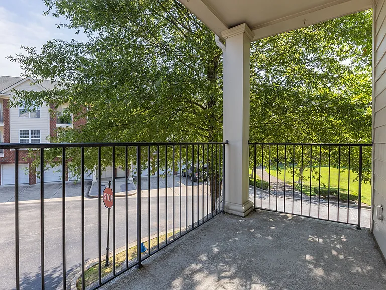 The beautifully covered & shaded balcony provides a great place for relaxation.