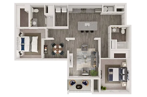 Floor plan 2 Bedroom