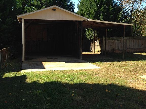 Carport in Rear Yard