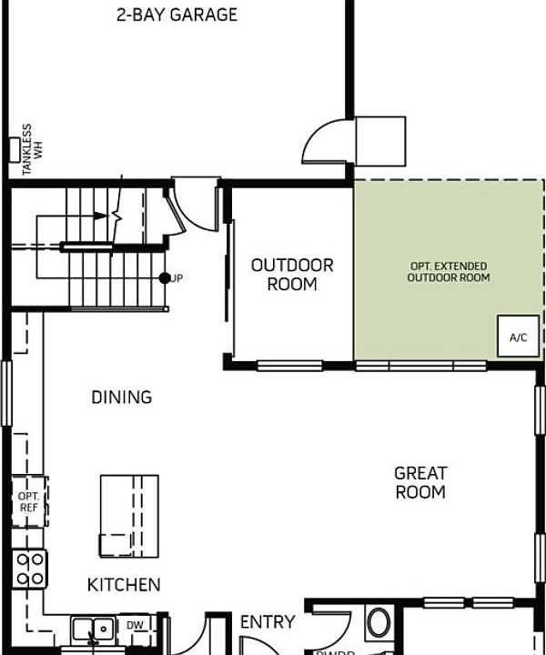 Woodside Homes - Plan 2-A 158