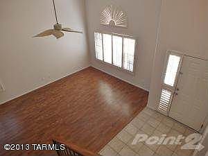 Foyer & living room seen from stairs