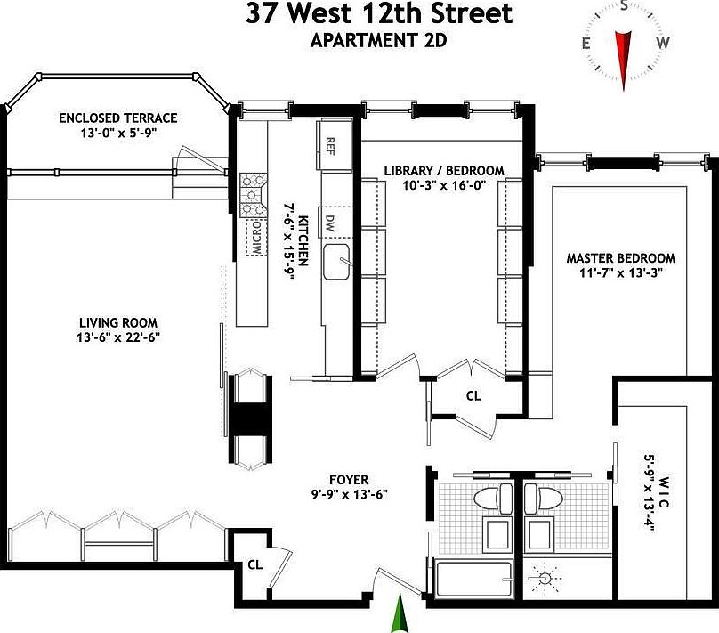 1st image of 37 W 12th St APT 2D