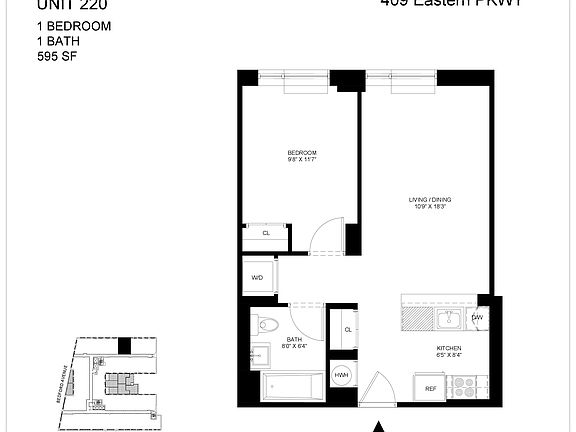 2nd image of 409 Eastern Pkwy APT 220
