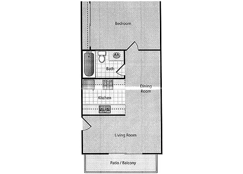 Floor plan 1BR