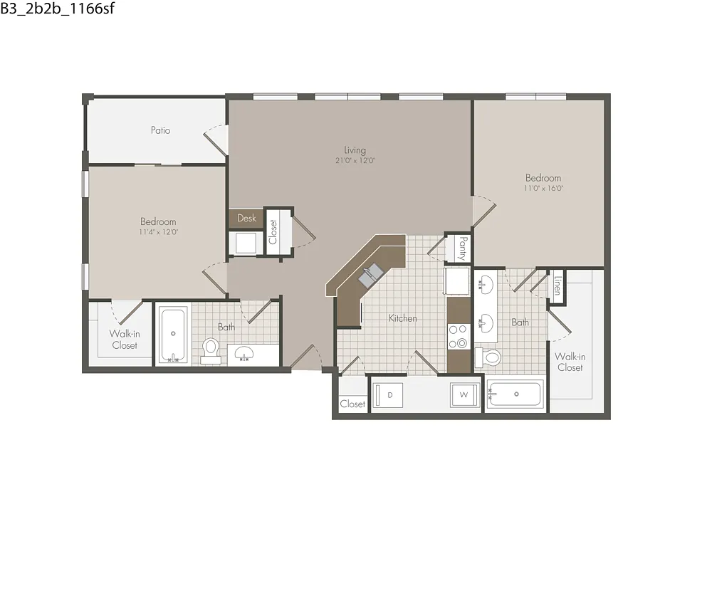 Floor plan B3