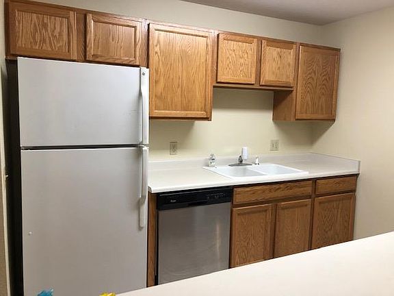 Open kitchen area with lots of pantry storage