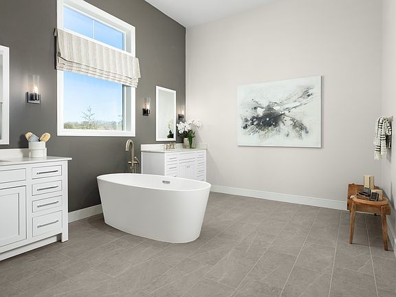 Owner s bath with freestanding tub