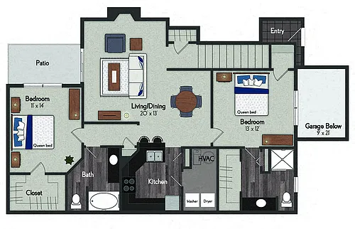 Floor plan Memorial