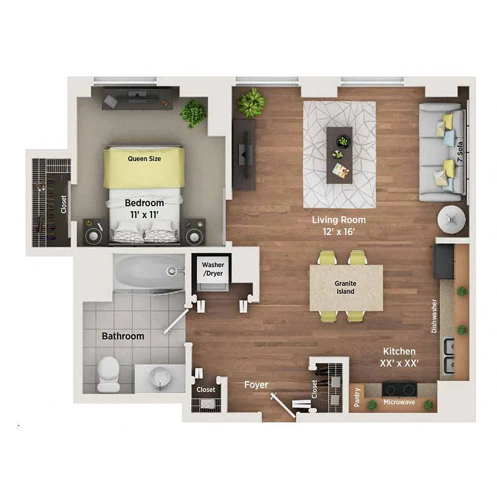 Floor plan A1 - Historic