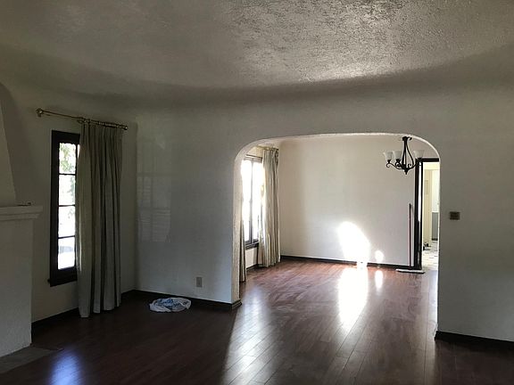 Living room dining room view