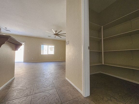 Really great size walk-in pantry next to kitchen